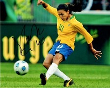 Brazil Orlando SC Marta da Silva Signed Autographed Signed 8x10 Photo COA #5
