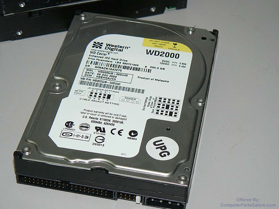 Western Digital WD2000 200-Gig IDE Hard Drive - (( Tested )) | eBay