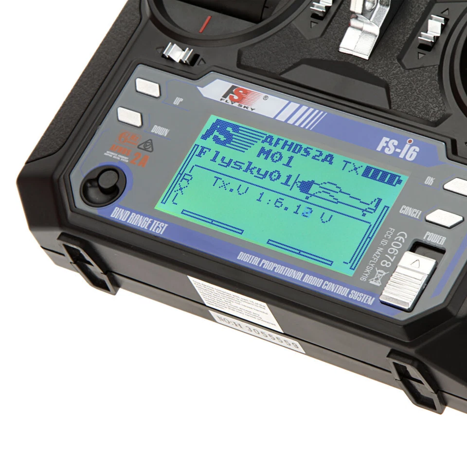 Flysky FS-i6 AFHDS 2.4GHz Transmitter with FS-iA6 Receiver f/ RC Helicopter Q0H8 - Image 2 of 4