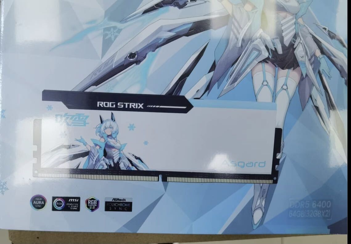 DDR5 RAM 6400MHz 64GB(32G*2) Asgard Asus ROG STRIX Support Z790-A
