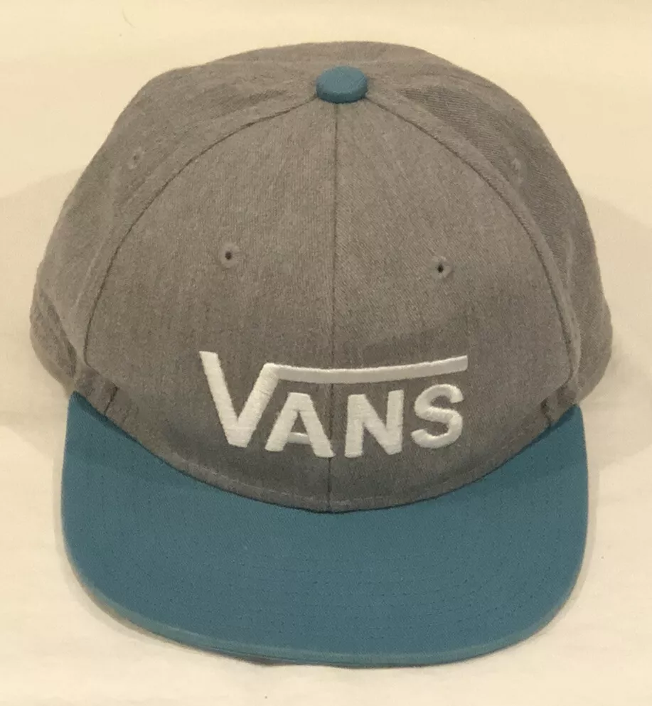 vans snapback mujer gris