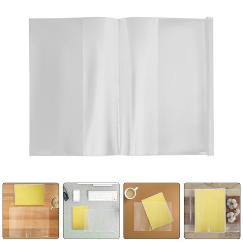 30 Pcs Clear Plastic Book Protector Cover Waterproof Case Pupils Reusable