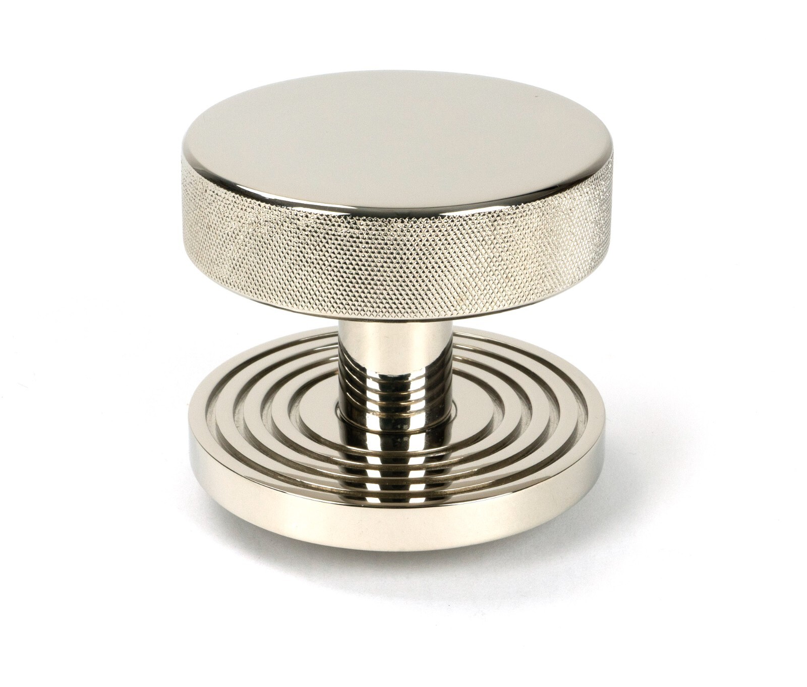 From The Anvil 46744 Polished Nickel Brompton Centre Door Knob (Beehive)