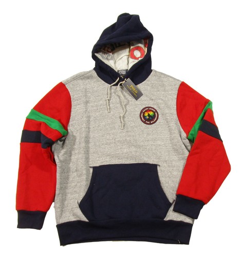 Polo Ralph Lauren Para hombres Oscuro Vintage Heather cepillado Sudadera  Con Capucha Polar Deportista | eBay