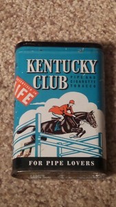 kentucky club tobacco history Kentucky Club Tobacco Tin