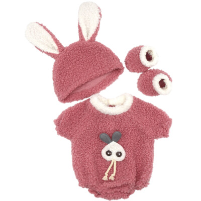 3PCS for 16-18''Reborn Doll Clothes + Hat + Socks Clothes Sweet Girl Outfit Toy