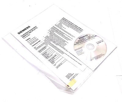 Siemens Documentation Simatic HMI IPC477C A5E02851190 Restore-DVD -unused/OVP-