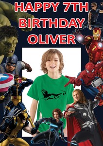 Grand Enfants Marvel Super Heros Anniversaire Poster Banniere Personnalisee Tout Nom Photo Ebay Grand Enfants Marvel Super Heros Anniversaire Poster Banniere Personnalisee Tout Nom Photo Ebay