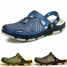 Slip on Garden Mules Clogs for Men Sports Sandals Beach Water Slippers Shoes