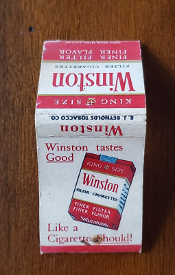 bjs cigarettes Apply Now for the BJ's One Mastercard  Vintage Matchbook Cover WINSTON FILTER