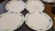 CORELLE SPEARMINT SET OF 4 DINNERS 10 1/4"       VG USED COND