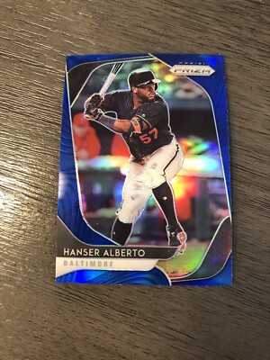 2020 Panini Prizm-Blue Wave Refractor-Hanser Alberto #110-Mint