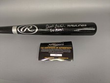 Rawlings Pro Black Baseball Bat Signed Clint Hurdle 