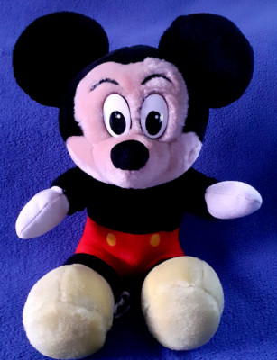 Disney Micky Maus Plüschfigur Mickey Mouse Stofftier 23 cm sammler 1960er-1980er