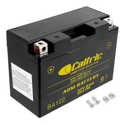 Caltric AGM Battery for Yamaha Raptor 700 YFM700R 2006-2025 / 12V 8Ah CCA 140