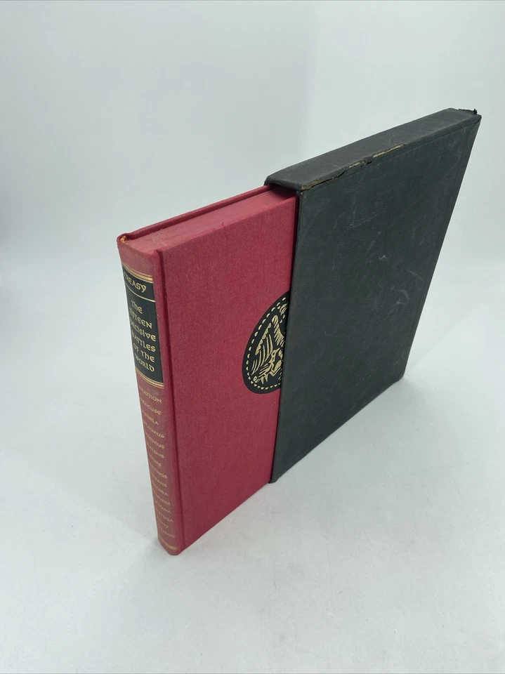 Fifteen Decisive Battles of the World Heritage Press 1969 Sandglass & Slipcase - Image 2 of 4