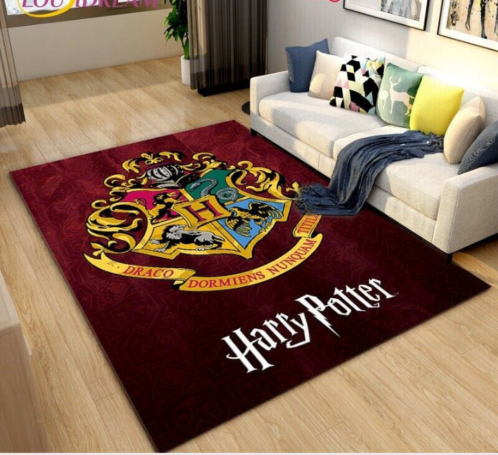 Alfombra de puerta de Harry Potter 3D para niños alfombra interior sala de estar dormitorio alfombra de piso nuevo