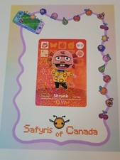 Shrunk #312 Animal Crossing Amiibo Card Au...