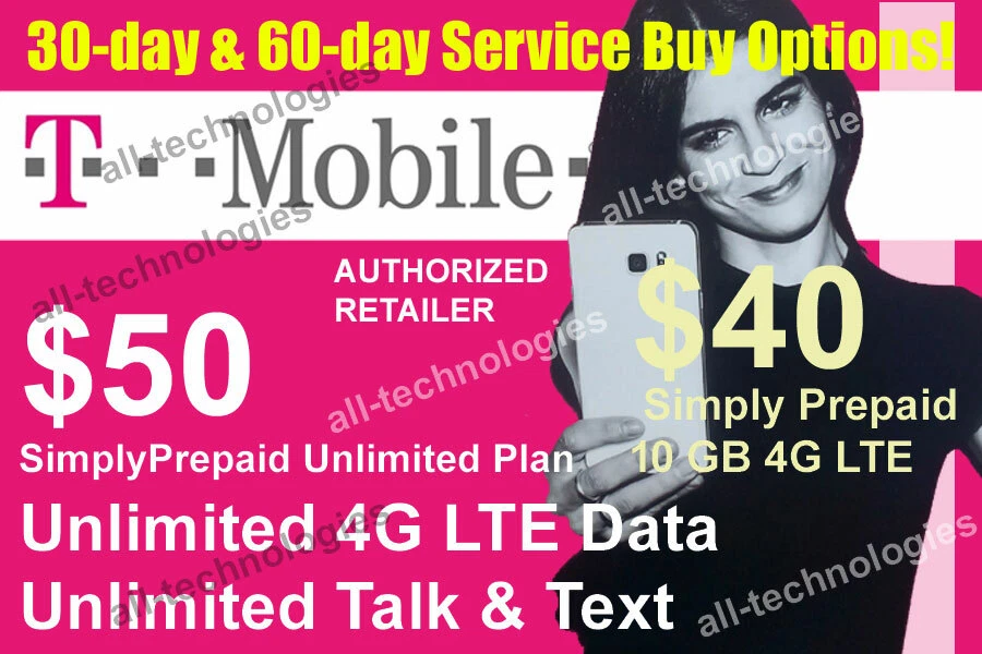 TMobile USA Prepaid Travel SIM Card 18 Days Unlimited