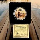 RARE! Vintage "100 Years Of Flight" 1 oz. Colorized Silver Eagle .999 COA & Box