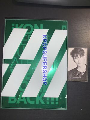 iKON Debut 1st Full Album Welcome Back Green Version CD Great