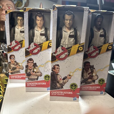 GHOSTBUSTERS HASBRO CLASSIC 1984 12'' ACTION FIGURE PETER WINSTON RAY EGON SET
