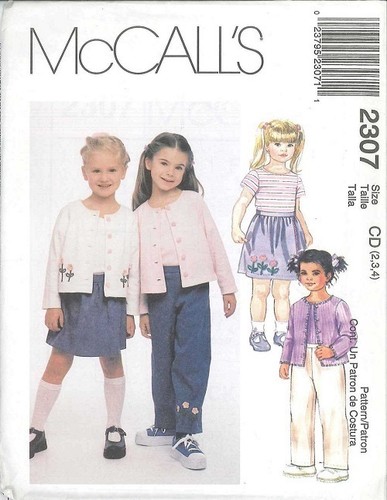 Outfit fuori produzione McCalls modello da cucire bambini e bambine a scelta - Foto 4 di 29