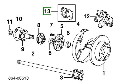 KIT PASTIGLIE FRENO POSTERIORE LAND ROVER DEFENDER DISCOVERY LAND ROVER STC1276 - Foto 5 di 5