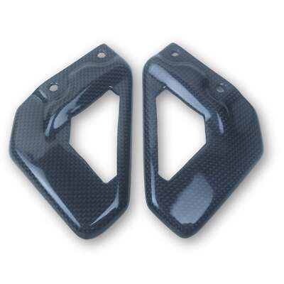 Aprilia RSV Mille Tuono 100% Carbon Fibre Heel Plates Guards 98-09 Plain Gloss