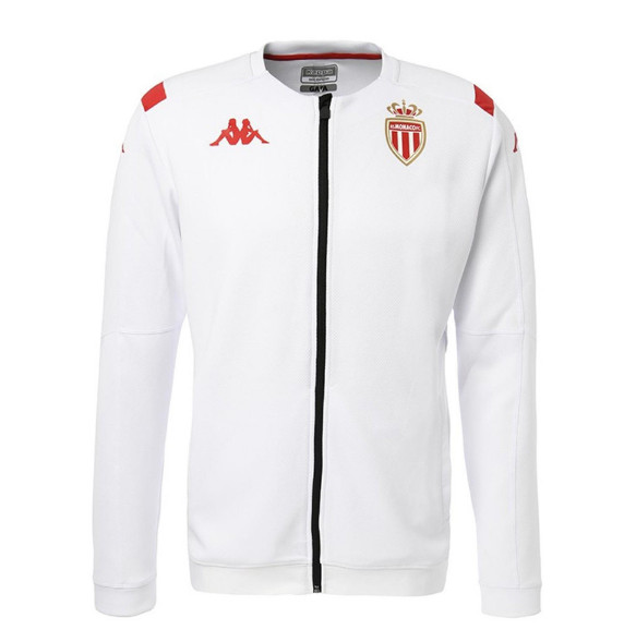 Veste Kappa AS Monaco blanche XXXL veste de survêtement grande taille