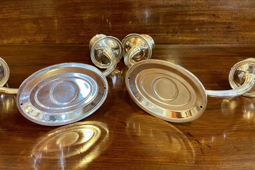 Elizabeth II Sterling Silver Candlesticks By VS Ltd Birmingham England 21 Troy - Picture 7 of 12