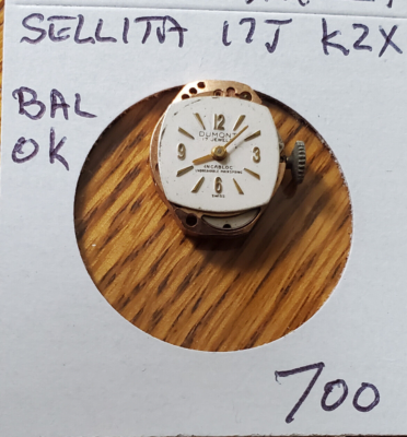 LADIES SELLITA 17J KZX WRIST WATCH MOVEMENT #700 | eBay