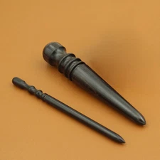 Hardwood Leather Edge Slicker Burnisher Leather Polished Head Slicker Hand Tools