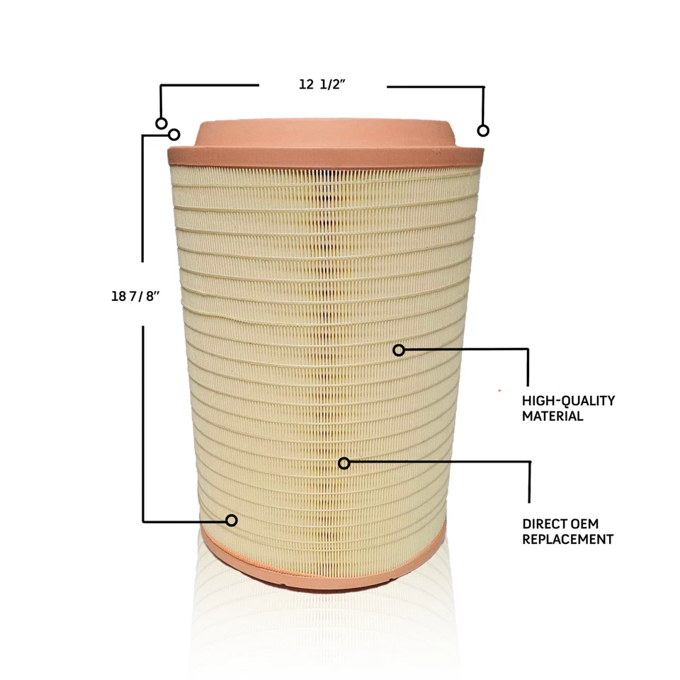 Juego de filtros de aire de cabina y motor para Volvo VNL reemplaza AF26405 AF26472M 20435801 Foto 2 de 4