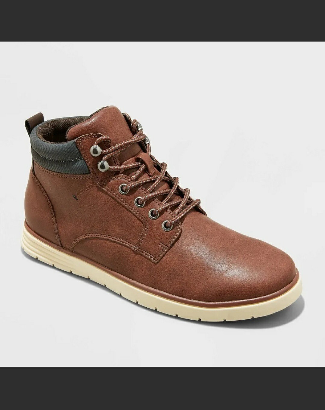 mens brown boots size 8