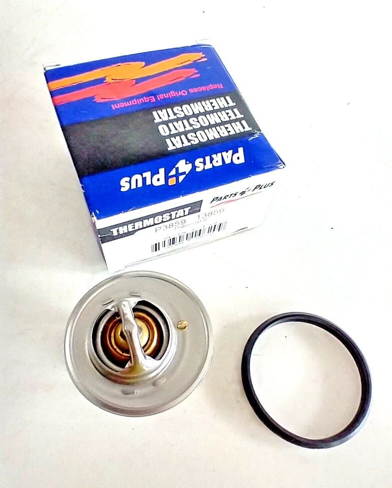 Engine Coolant Thermostat with Gasket OEM Temp 192°F PARTS PLUS/MOTORAD P 3859 - Image 3 of 4