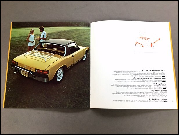 1971 Porsche 911 914 Vintage Original Accessories Car Sales