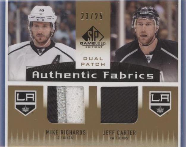 2013-14 SP Game Used Edition - Authentic Fabrics Dual Jeff Carter, Mike ...