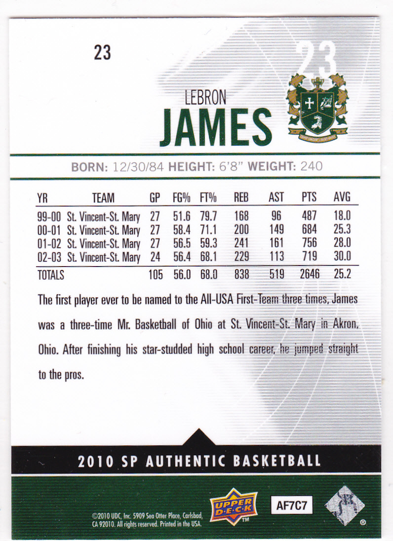 lebron james yugioh card 2003-04 Upper Deck Rookie Exclusives Lebron James Rookie Card #1- Shipped  in Protective Screwdown Holder to Preserve its Mint Condition :  Amazon.com.au: Toys & Games main image 1