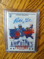 Patrick Mazeika /99 RC 2022 Chronicles Auto America's Pastime Autograph