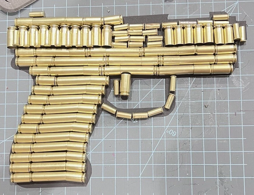 HANDMADE Bullet Casing Sculpture Art Piece | eBay