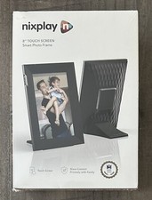 Nixplay - W08K Touch 8-inch LCD Smart Digital Photo Frame - Black