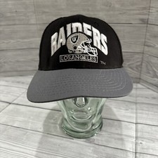 Los Angeles Raiders Amcap Snap Back Cap Hat Vintage