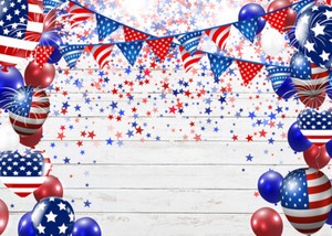 7x5ft Photography Backdrop Independence Day Polyester Photo Background Happy Fourth of July July 4th Patriotic Freedom Peaceful Table Party Blue Photo Backdrops Studio Prop 7x5ft Photography Backdrop Independence Day Polyester Photo Background Happy Fourth of July July 4th Patriotic Freedom Peaceful Table Party Blue Photo Backdrops Studio Prop