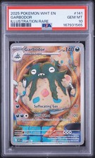 2025 POKEMON WHT EN-WHITE FLARE ILLUSTRATION RARE #141 GARBODOR PSA 10 on eBay