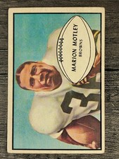 1953 Bowman #9 Marion Motley (VG)