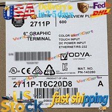 2711P-T6C20D8 PanelView Pl 6 Graphic Terminal 2711P-T6C20D8 US Free Tax