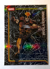 2026 TOPPS CHROME MARVEL SPIDER WEB REFRACTOR WOLVERINE #199 /399