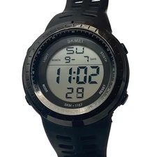 SKMEI Mens Digital Multifunction Watch 50mm Month Date Day Timer Adjustable Band