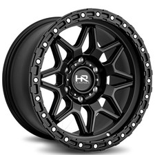 17x9 Hardrock Wheels H105 Matte Black Off-road Rims 4pcs 17x9 Hardrock Wheels H105 Matte Black Off-road Rims 4pcs
